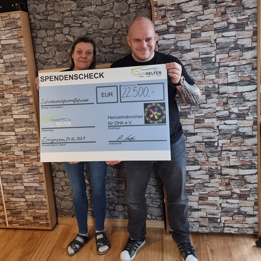 Spendenübergabe
